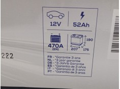 Recambio de bateria 50 ah para peugeot 206 hatchback (2a/c) 1.4 i referencia OEM IAM    2