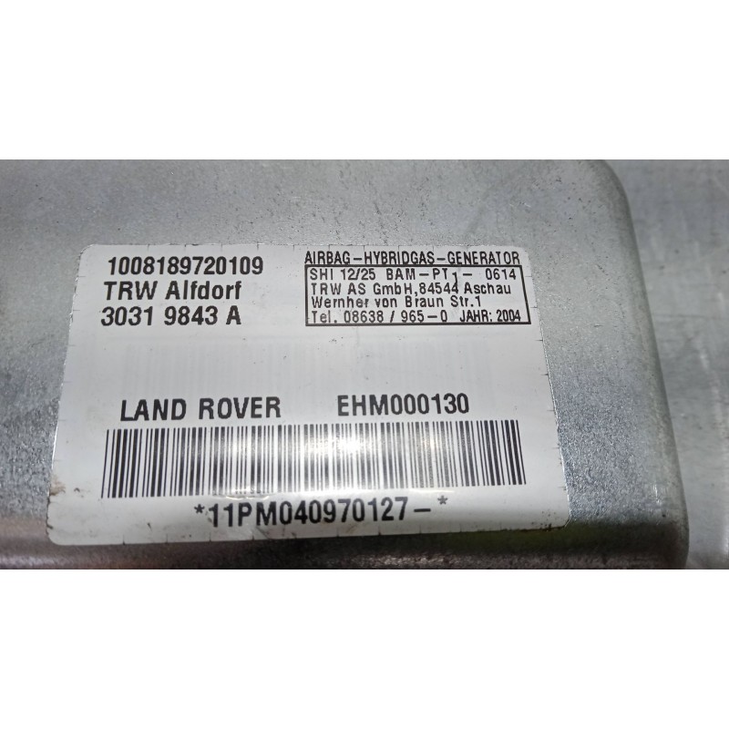 Recambio de airbag de puerta delantero izquierdo para land rover range rover iii (l322) 4.4 4x4 referencia OEM IAM 11PM040970127