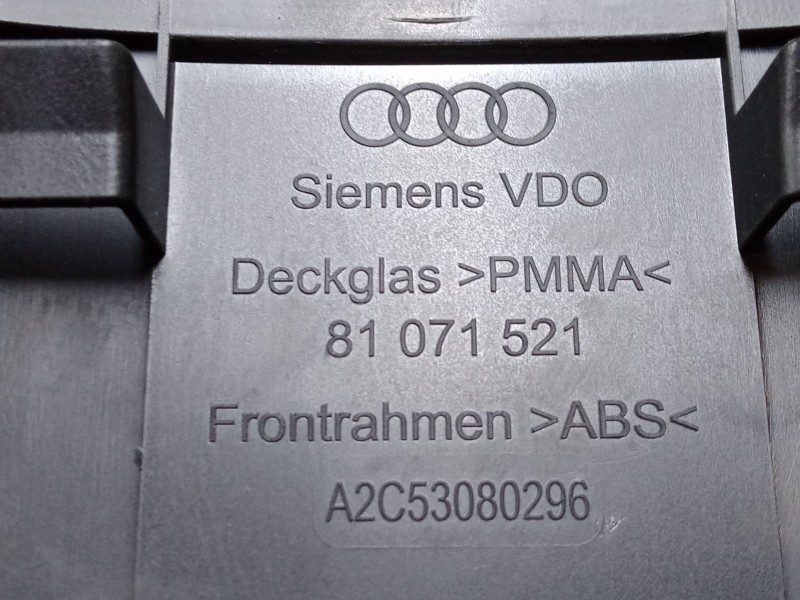 Recambio de cuadro instrumentos para audi a3 sportback (8pa) 1.6 referencia OEM IAM 8P0920901B  