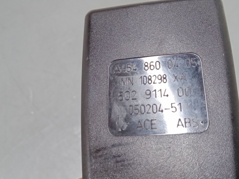 Recambio de anclaje cinturon delantero izquierdo para smart forfour (454) 1.3 (454.031) referencia OEM IAM   