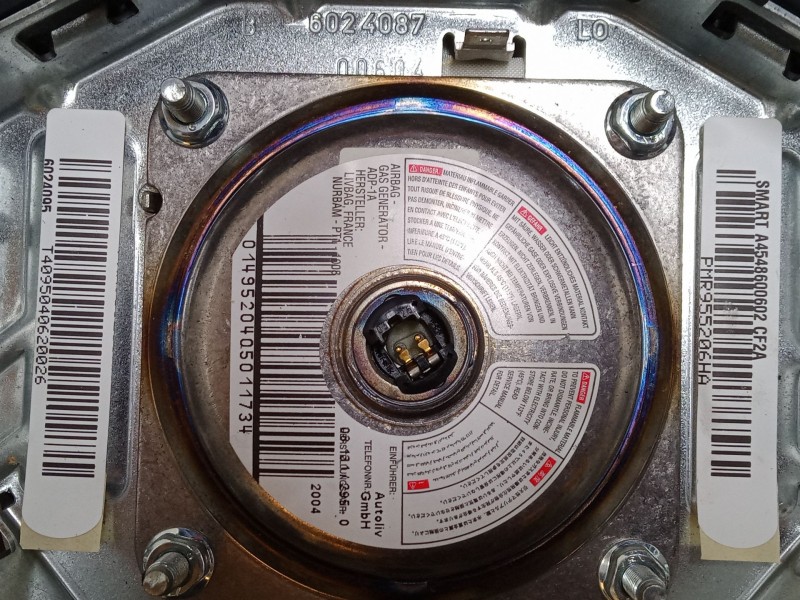 Recambio de airbag volante para smart forfour (454) 1.3 (454.031) referencia OEM IAM PMR955206HA  