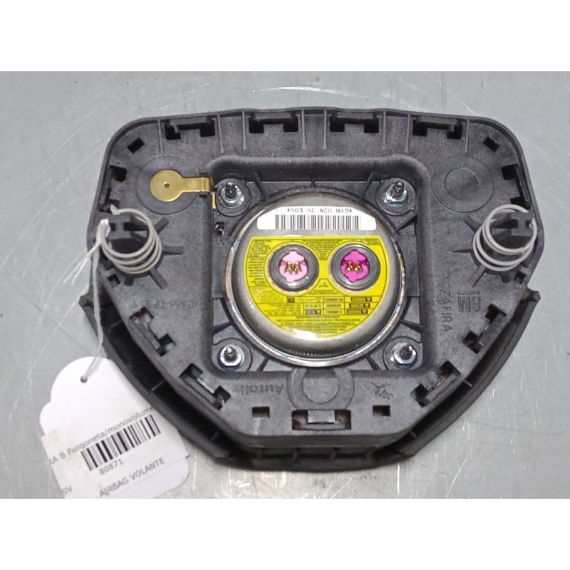 Recambio de airbag volante para opel zafira b furgoneta/monovolumen (a05) 1.9 cdti van (m75) referencia OEM IAM 1601761400C07088