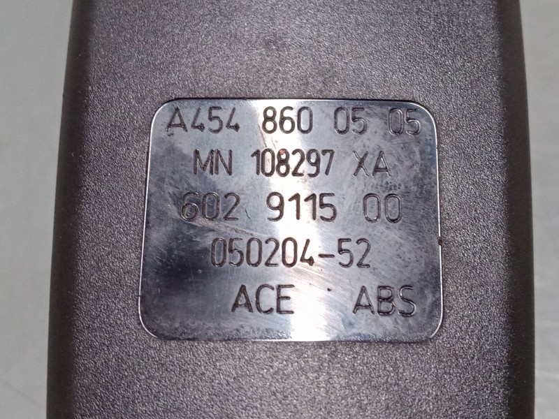 Recambio de anclaje cinturon delantero derecho para smart forfour (454) 1.3 (454.031) referencia OEM IAM   