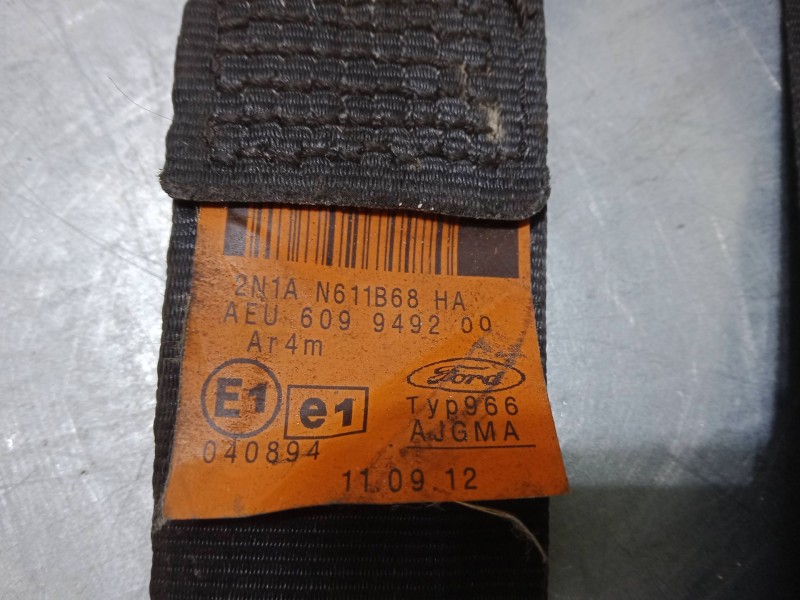 Recambio de anclaje cinturon trasero derecho para ford fusion (ju_) 1.4 referencia OEM IAM   