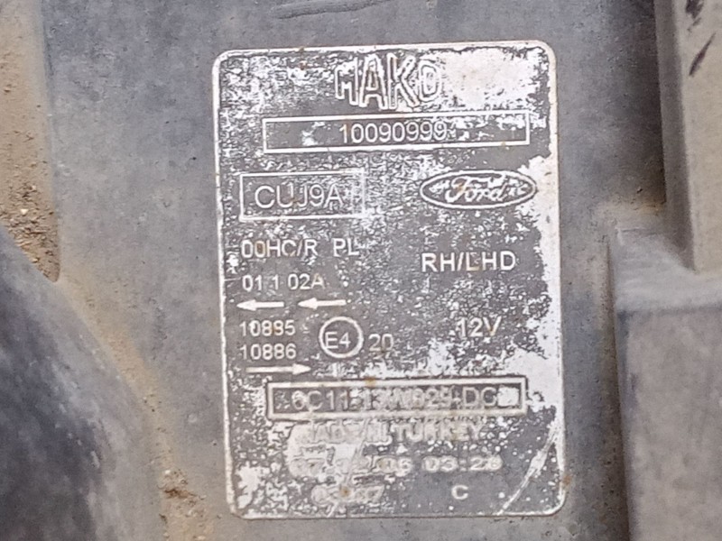 Recambio de faro derecho para ford transit furgoneta (fa_ _) 2.2 tdci referencia OEM IAM   