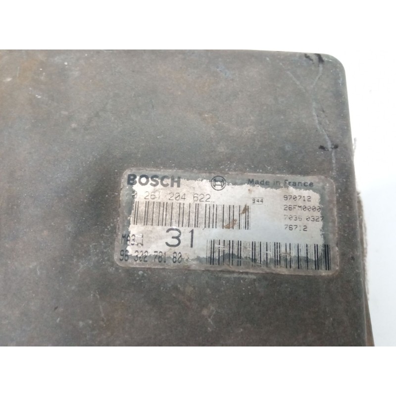 Recambio de centralita motor uce para peugeot 106 ii (1a_, 1c_) 1.1 i referencia OEM IAM 9630278180 MA3.1 0261204622