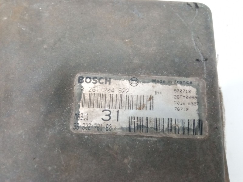 Recambio de centralita motor uce para peugeot 106 ii (1a_, 1c_) 1.1 i referencia OEM IAM 9630278180 MA3.1 0261204622