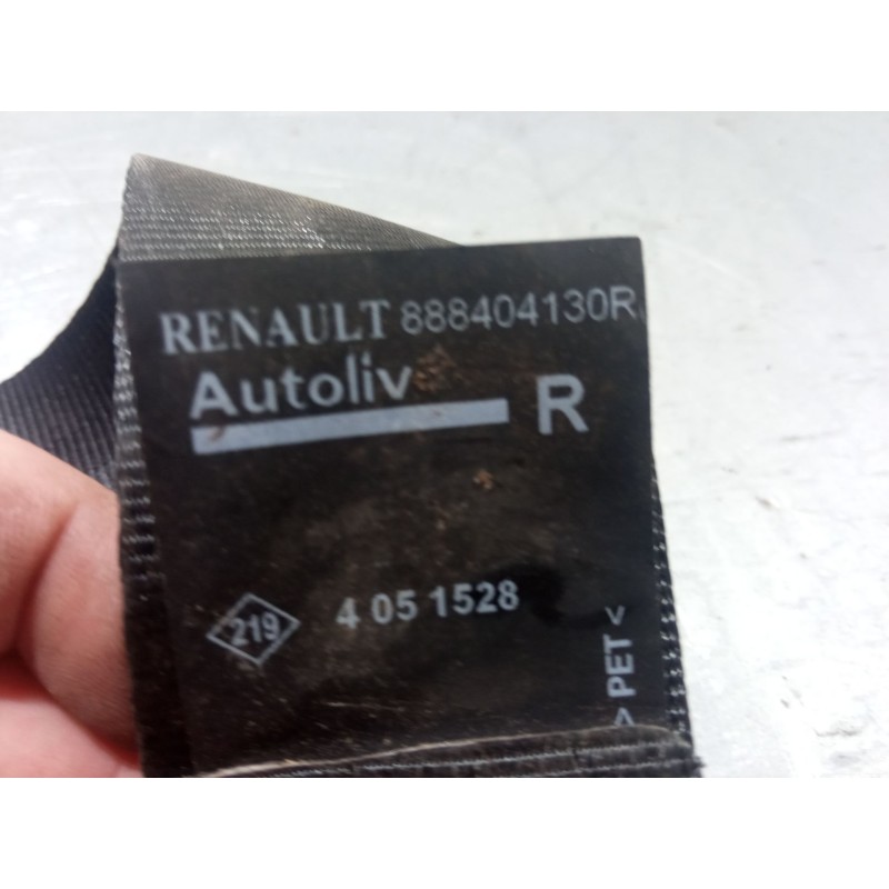 Recambio de cinturon seguridad trasero derecho para renault clio iv (bh_) 1.5 dci 90 referencia OEM IAM 888404130R  