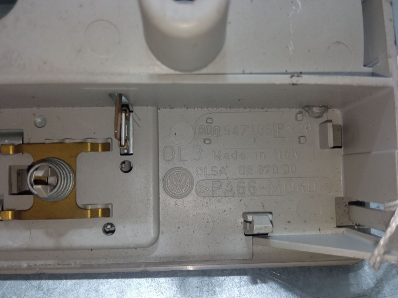 Recambio de luz interior delantera para volkswagen caddy iii furgoneta/monovolumen (2ka, 2kh, 2ca, 2ch) 1.9 tdi referencia OEM I
