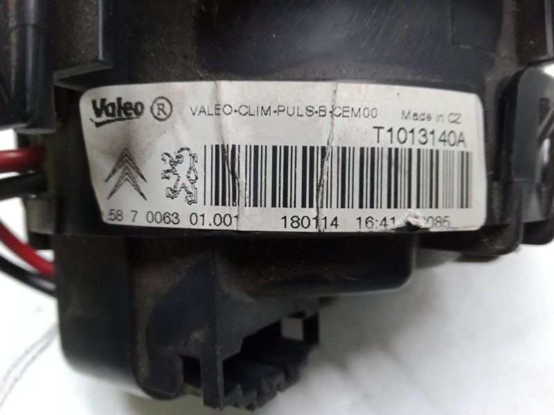 Recambio de motor calefaccion para peugeot 208 i (ca_, cc_) 1.2 vti 82 referencia OEM IAM T1013140A   Recambio de motor calefaccion para peugeot 208 i (ca_, cc_) 1.2 vti 82 referencia OEM IAM T1013140A