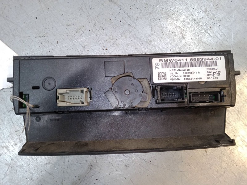 Recambio de mando climatizador para bmw 3 (e90) 320 d referencia OEM IAM 6411 698394401  