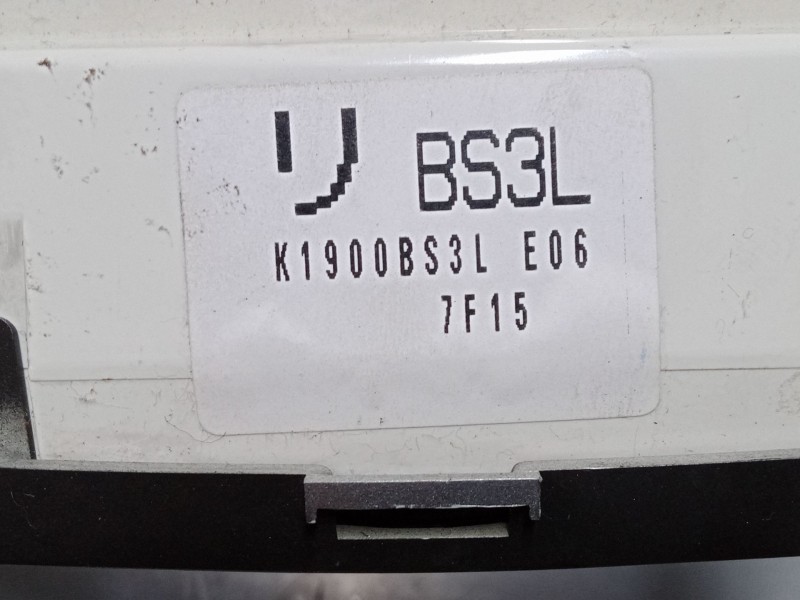 Recambio de mando climatizador para mazda 3 (bk) 1.6 (bk14) referencia OEM IAM K1900BS3LE06  
