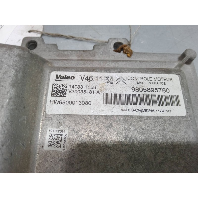 Recambio de centralita motor uce para peugeot 208 i (ca_, cc_) 1.2 vti 82 referencia OEM IAM 9805895780 V29035181A 140331159