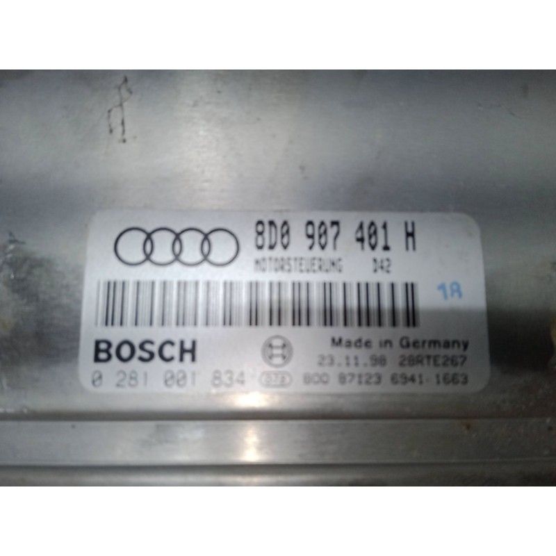 Recambio de centralita motor uce para audi a4 b5 (8d2) 2.5 tdi referencia OEM IAM 8D0907401H  0281001834