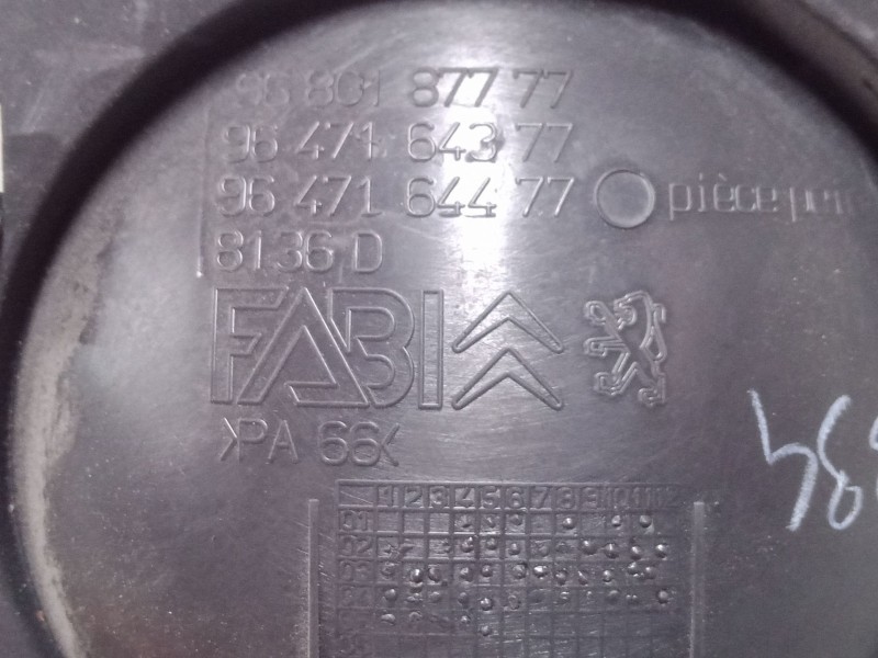 Recambio de maneta interior puerta trasera derecha para citroën c3 i (fc_, fn_) 1.1 i referencia OEM IAM 9680187777  