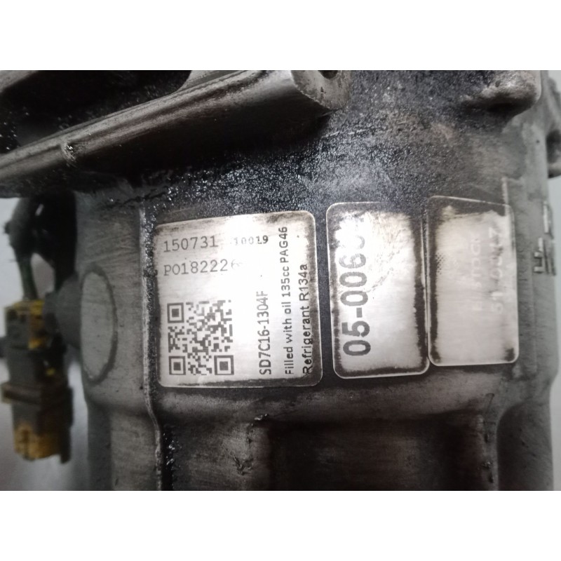 Recambio de compresor a/a para peugeot 407 (6d_) 1.6 hdi 110 (6d9hzc, 6d9hyc) referencia OEM IAM SD7C161304F  
