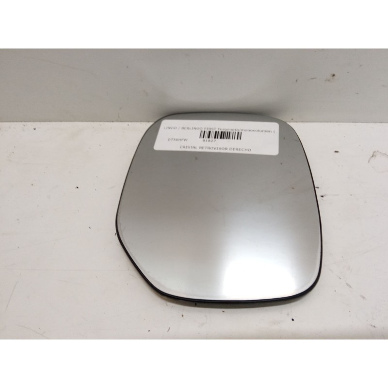 Recambio de cristal retrovisor derecho para citroën berlingo / berlingo first furgoneta/monovolumen (m_) 1.6 hdi 75 (mb9hw) refe