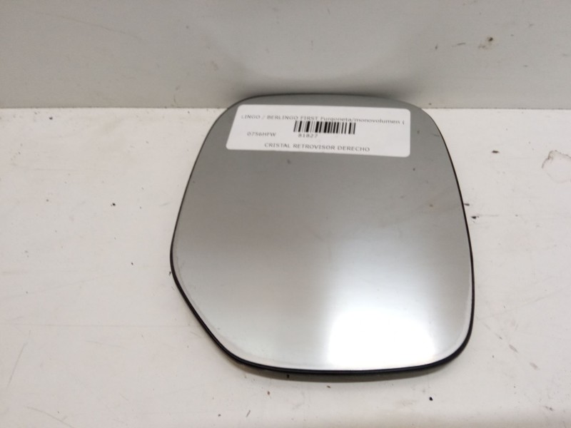 Recambio de cristal retrovisor derecho para citroën berlingo / berlingo first furgoneta/monovolumen (m_) 1.6 hdi 75 (mb9hw) refe