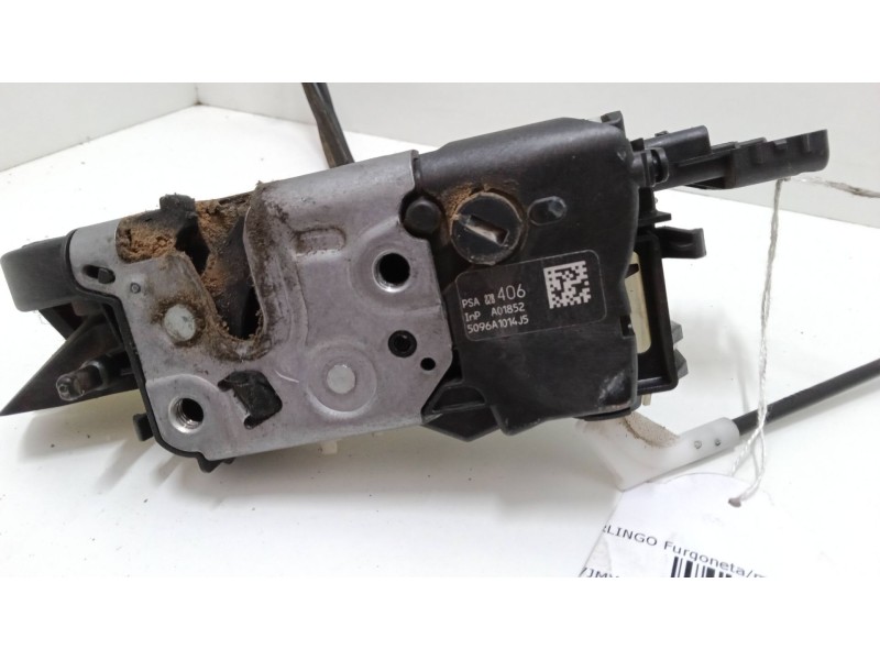 Recambio de cerradura puerta delantera izquierda para citroën berlingo furgoneta/monovolumen (b9) 1.6 hdi 75 4x4 referencia OEM 