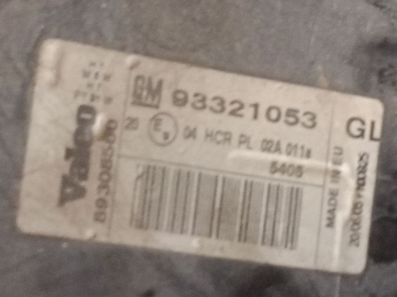 Recambio de faro derecho para opel meriva a monospace (x03) 1.7 dti (e75) referencia OEM IAM 93321053  