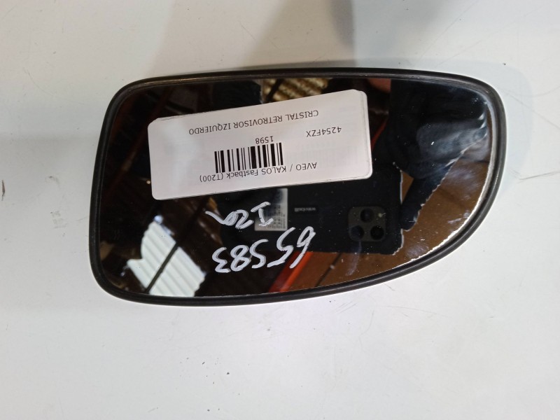 Recambio de cristal retrovisor izquierdo para chevrolet aveo / kalos hatchback (t200) 1.2 referencia OEM IAM   