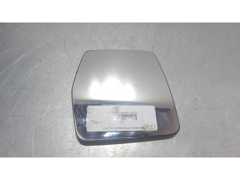Recambio de cristal retrovisor derecho para fiat scudo furgoneta (220_) 1.9 td referencia OEM IAM   