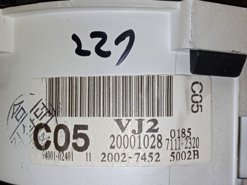 Recambio de cuadro instrumentos para hyundai atos (mx) 1.0 i referencia OEM IAM 20027452  9400102401