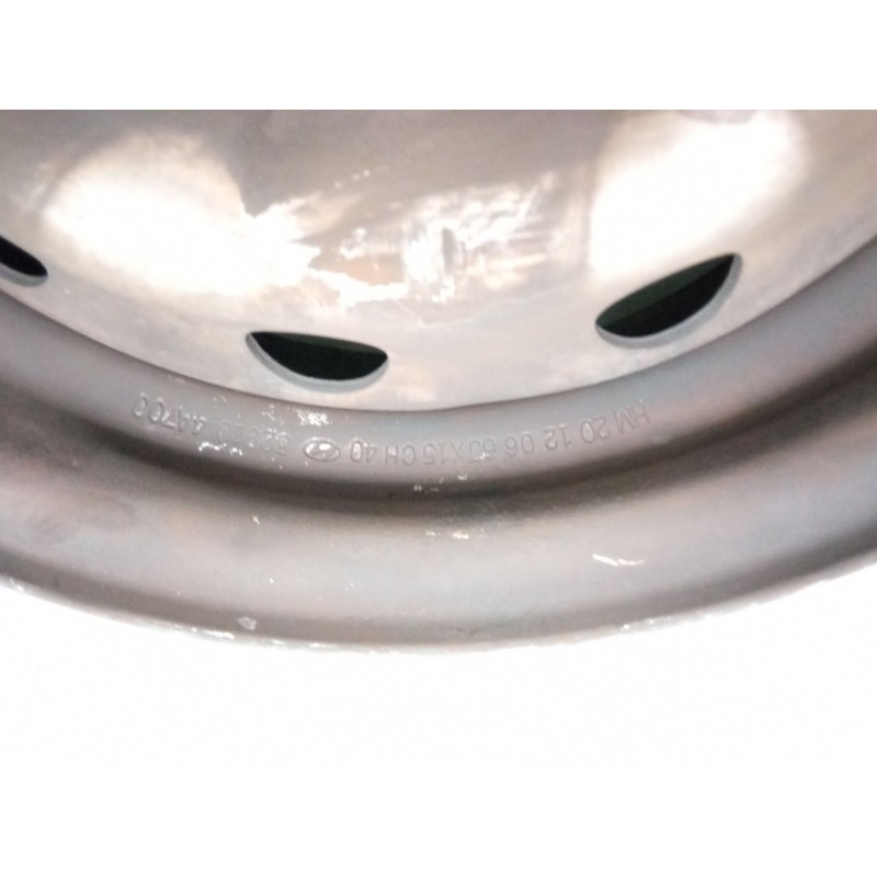 Recambio de llanta chapa 15´´ para hyundai h-1 / starex autobús (a1) 2.5 crdi referencia OEM IAM 529104A700  R156JX15CH4