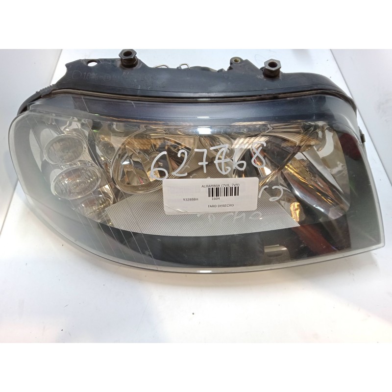 Recambio de faro derecho para seat alhambra (7v8, 7v9) 1.9 tdi referencia OEM IAM   