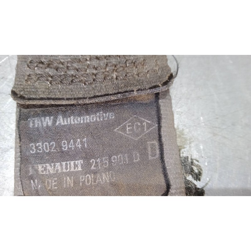 Recambio de cinturon seguridad trasero derecho para renault modus / grand modus (f/jp0_) 1.4 (jp01, jp0j) referencia OEM IAM   