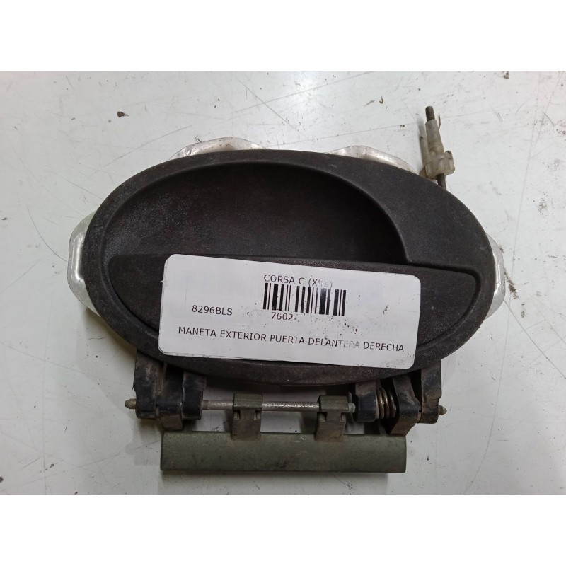 Recambio de maneta exterior puerta delantera derecha para opel corsa c (x01) 1.7 di (f08, f68) referencia OEM IAM   