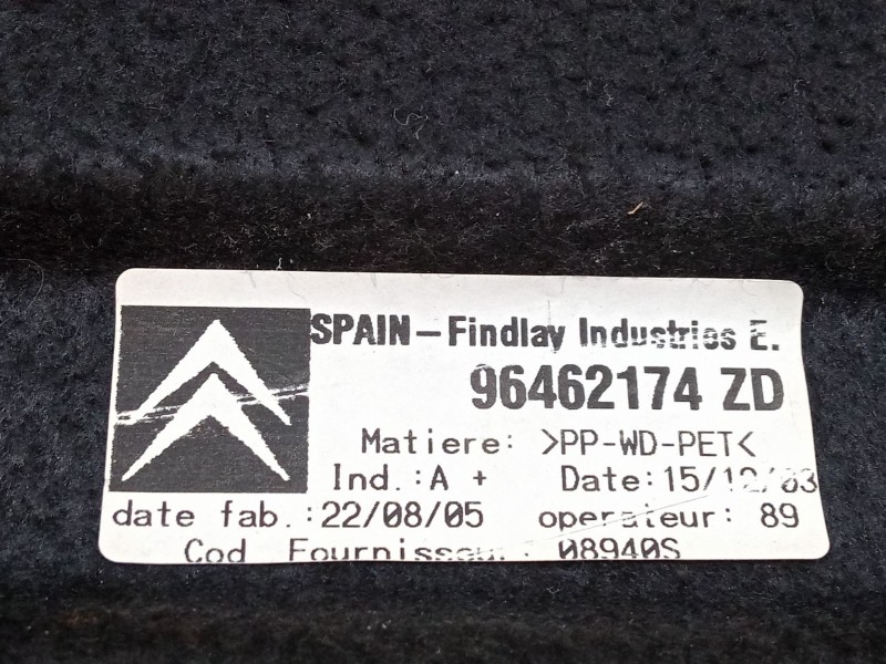 Recambio de bandeja trasera para citroën c4 i (lc_) 1.6 16v referencia OEM IAM   