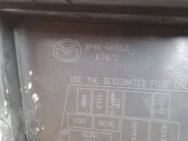 Recambio de caja reles / fusibles para mazda 3 (bk) 1.6 di turbo referencia OEM IAM   