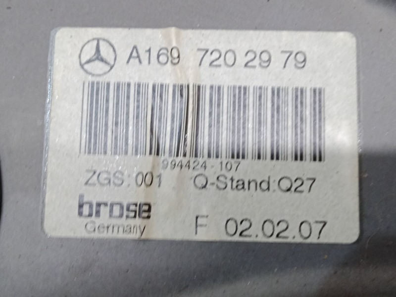 Recambio de elevalunas electrico delantero izquierdo para mercedes-benz clase a (w169) a 160 cdi (169.006, 169.306) referencia O