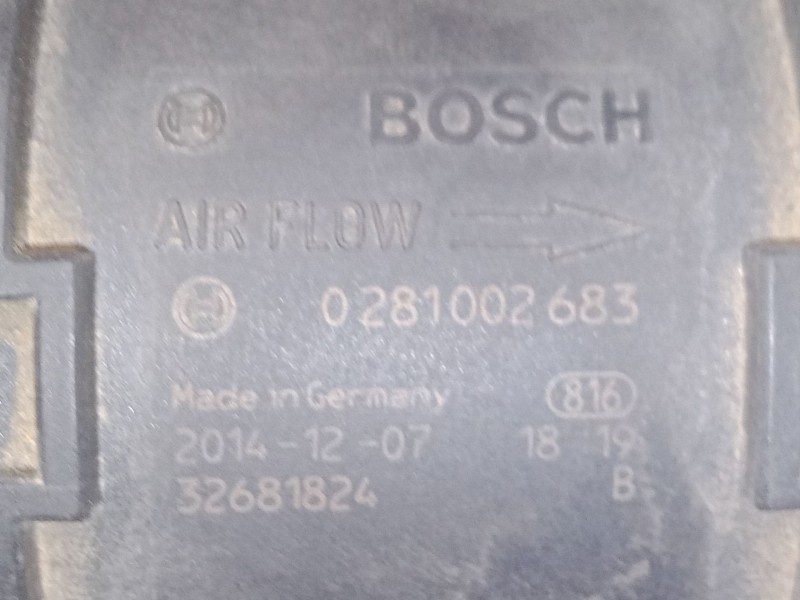 Recambio de caudalimetro para chevrolet captiva (c100, c140) 2.0 d 4wd referencia OEM IAM 0281002683  