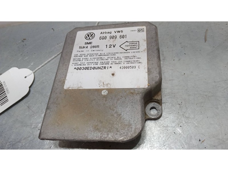 Recambio de centralita airbag para volkswagen polo (6n2) 1.4 tdi referencia OEM IAM 6Q0909601  5WK42865