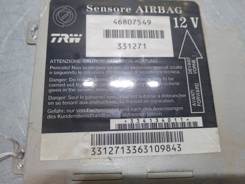 Recambio de centralita airbag para fiat panda furgoneta/hatchback (169_) 1.2 referencia OEM IAM 46807549  331271