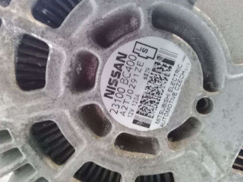 Recambio de alternador para nissan note (e11, ne11) 1.6 referencia OEM IAM 23100BC400   Recambio de alternador para nissan note (e11, ne11) 1.6 referencia OEM IAM 23100BC400