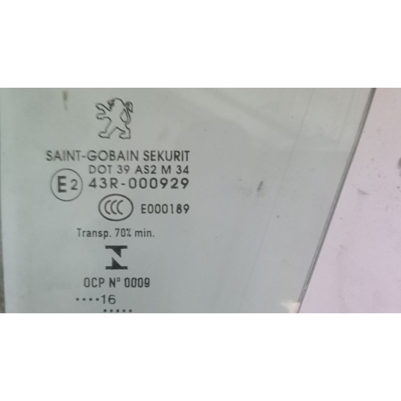 Recambio de luna puerta delantera izquierda para peugeot 3008 ii suv (mc_, mr_, mj_, m4_) 1.6 bluehdi 120 referencia OEM IAM   