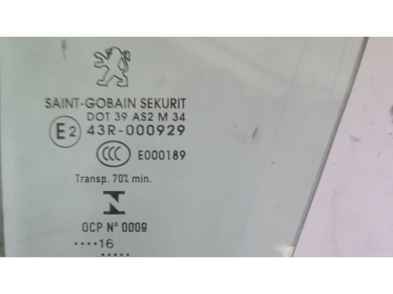 Recambio de luna puerta delantera izquierda para peugeot 3008 ii suv (mc_, mr_, mj_, m4_) 1.6 bluehdi 120 referencia OEM IAM   