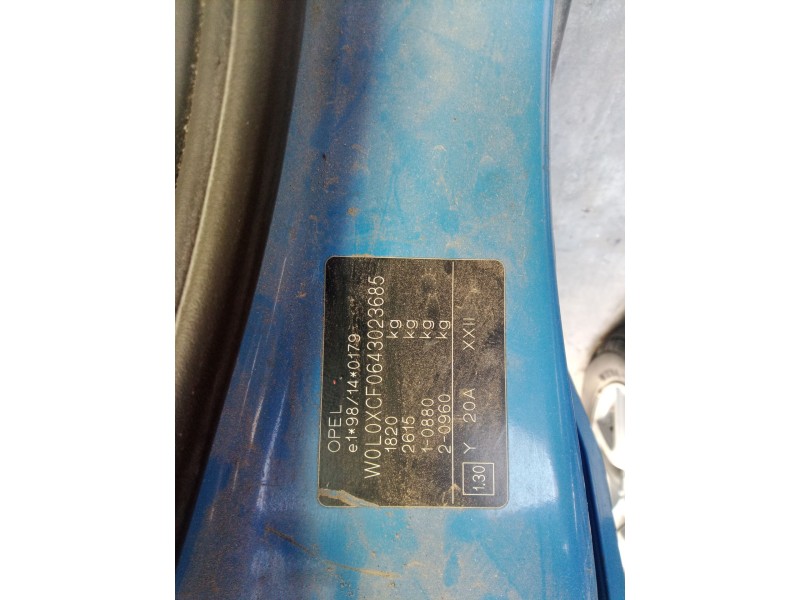 opel combo tour del año 2004