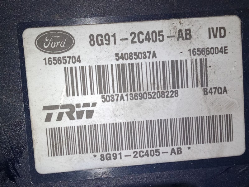 Recambio de abs para ford mondeo iv (ba7) 2.0 tdci referencia OEM IAM 8G912C405AB  16565704