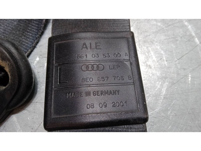 Recambio de cinturon seguridad delantero izquierdo para audi a4 b6 (8e2) 1.8 t referencia OEM IAM 8E0857705B  