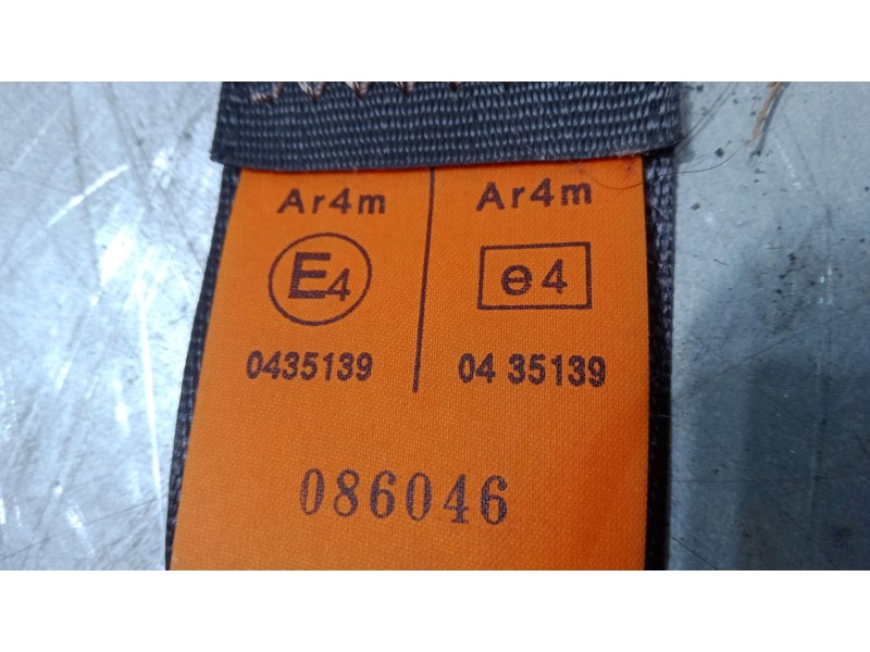 Recambio de cinturon seguridad trasero izquierdo para opel antara a (l07) 2.0 cdti referencia OEM IAM 20820821  