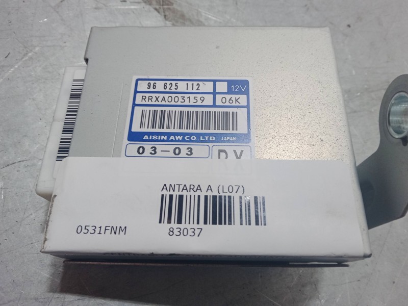 Recambio de centralita cambio automatico para opel antara a (l07) 2.0 cdti referencia OEM IAM 96625112  RRXA003159