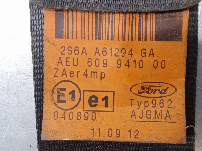 Recambio de cinturon seguridad delantero derecho para ford fusion (ju_) 1.4 referencia OEM IAM   