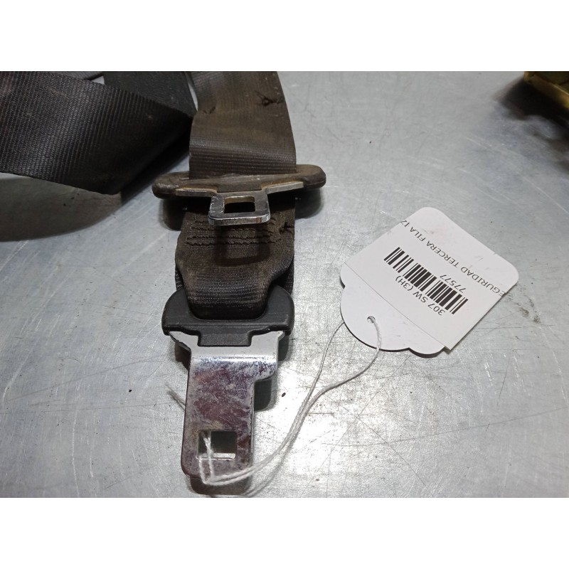 Recambio de cinturon seguridad tercera fila izquierdo para peugeot 307 sw (3h) 1.6 hdi 110 referencia OEM IAM   
