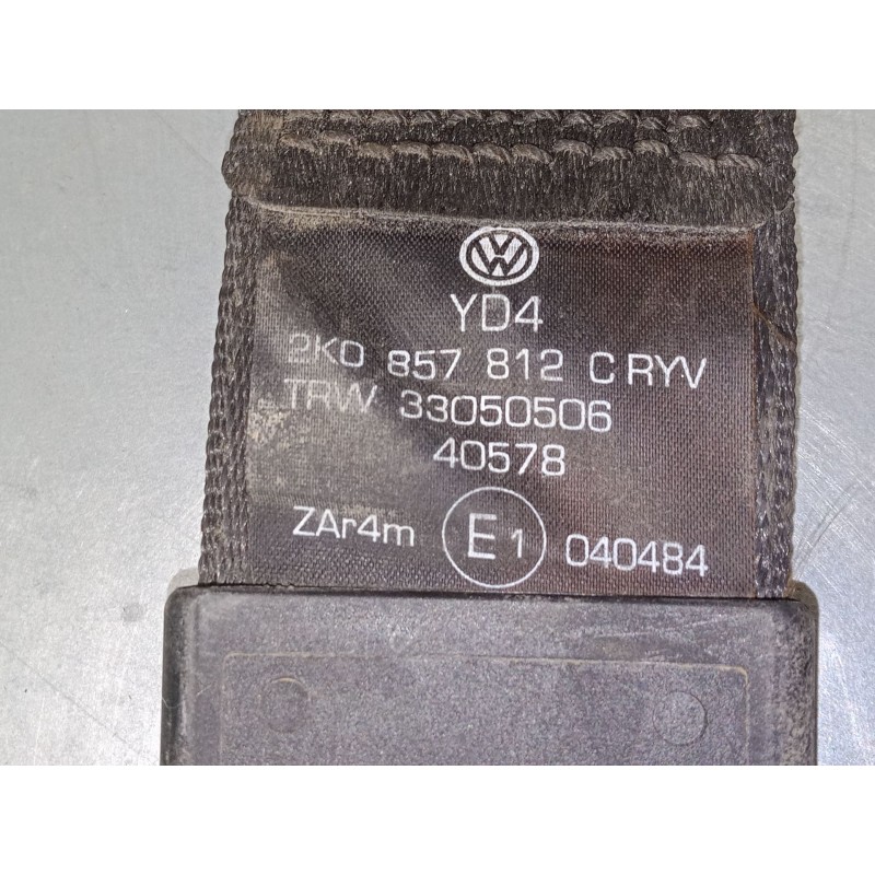 Recambio de cinturon seguridad trasero derecho para volkswagen caddy iii furgoneta/monovolumen (2ka, 2kh, 2ca, 2ch) 1.9 tdi refe
