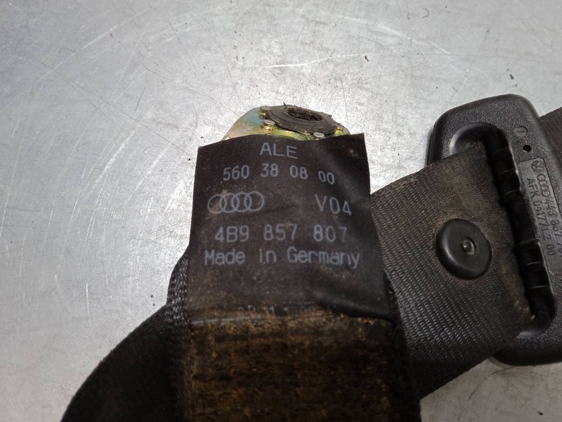 Recambio de cinturon seguridad trasero izquierdo para audi a4 b5 (8d2) 2.5 tdi referencia OEM IAM   