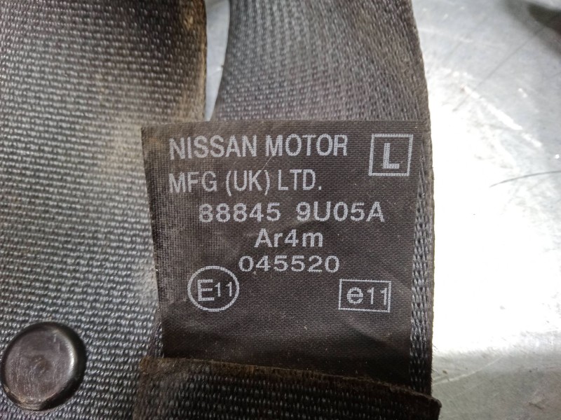 Recambio de cinturon seguridad trasero izquierdo para nissan note (e11, ne11) 1.5 dci referencia OEM IAM   